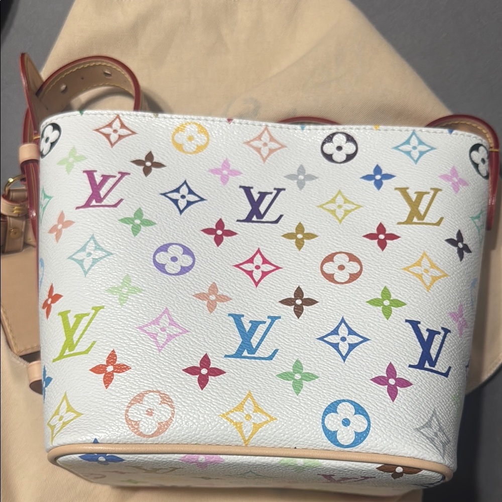 Louis Vuitton 2025 multicolor Murakami collection LV x TM All In BB